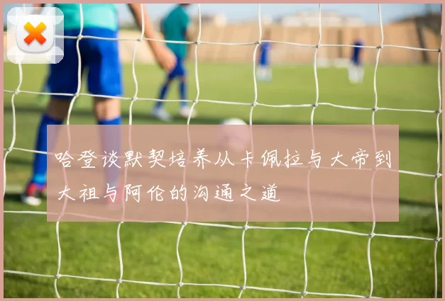 哈登谈默契培养从卡佩拉与大帝到大祖与阿伦的沟通之道